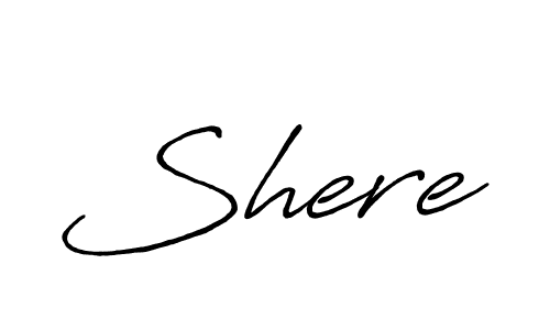 Use a signature maker to create a handwritten signature online. With this signature software, you can design (Antro_Vectra_Bolder) your own signature for name Shere. Shere signature style 7 images and pictures png