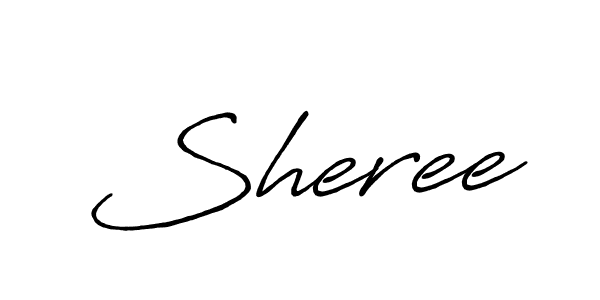 How to make Sheree signature? Antro_Vectra_Bolder is a professional autograph style. Create handwritten signature for Sheree name. Sheree signature style 7 images and pictures png