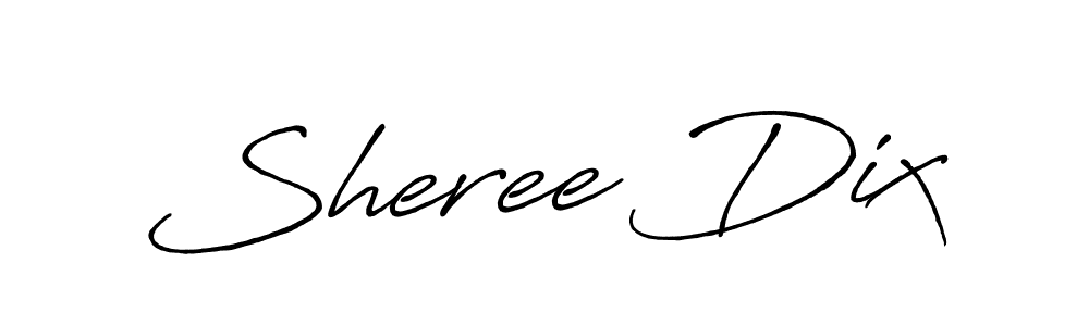 Design your own signature with our free online signature maker. With this signature software, you can create a handwritten (Antro_Vectra_Bolder) signature for name Sheree Dix. Sheree Dix signature style 7 images and pictures png