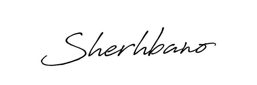 Use a signature maker to create a handwritten signature online. With this signature software, you can design (Antro_Vectra_Bolder) your own signature for name Sherhbano. Sherhbano signature style 7 images and pictures png