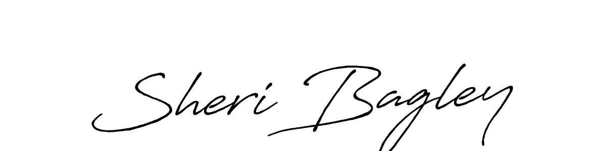 Sheri Bagley stylish signature style. Best Handwritten Sign (Antro_Vectra_Bolder) for my name. Handwritten Signature Collection Ideas for my name Sheri Bagley. Sheri Bagley signature style 7 images and pictures png