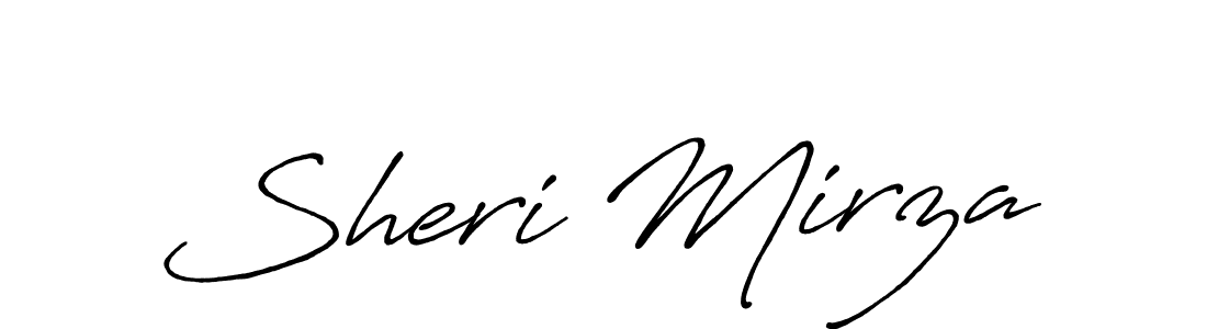 Similarly Antro_Vectra_Bolder is the best handwritten signature design. Signature creator online .You can use it as an online autograph creator for name Sheri Mirza. Sheri Mirza signature style 7 images and pictures png