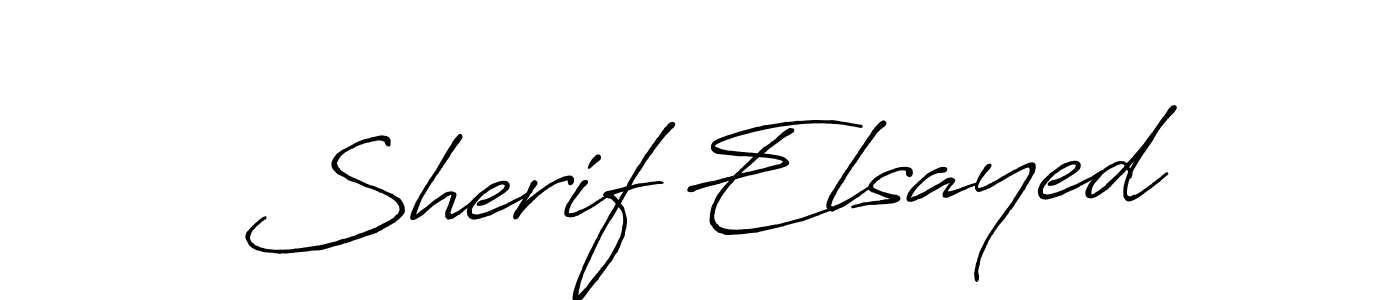 Make a short Sherif Elsayed signature style. Manage your documents anywhere anytime using Antro_Vectra_Bolder. Create and add eSignatures, submit forms, share and send files easily. Sherif Elsayed signature style 7 images and pictures png