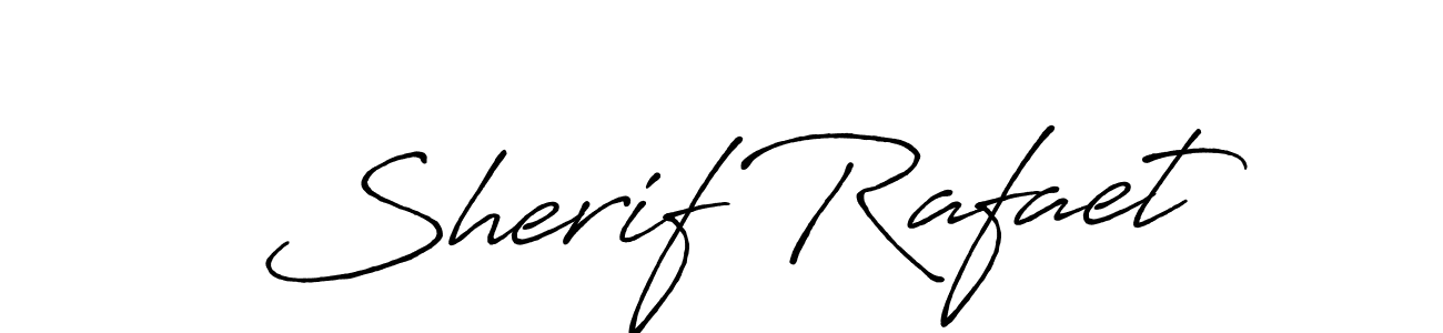 Similarly Antro_Vectra_Bolder is the best handwritten signature design. Signature creator online .You can use it as an online autograph creator for name Sherif Rafaet. Sherif Rafaet signature style 7 images and pictures png