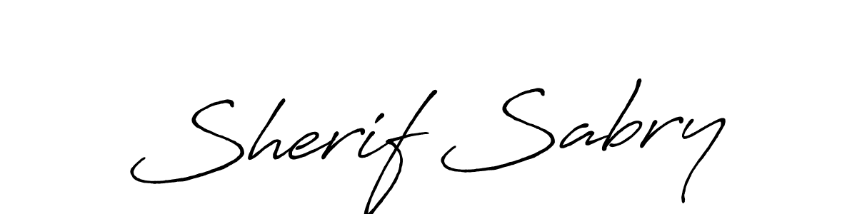 Make a short Sherif Sabry signature style. Manage your documents anywhere anytime using Antro_Vectra_Bolder. Create and add eSignatures, submit forms, share and send files easily. Sherif Sabry signature style 7 images and pictures png