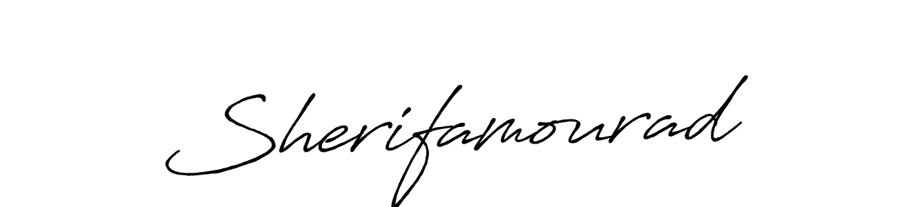 Sherifamourad stylish signature style. Best Handwritten Sign (Antro_Vectra_Bolder) for my name. Handwritten Signature Collection Ideas for my name Sherifamourad. Sherifamourad signature style 7 images and pictures png
