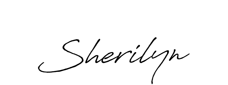 It looks lik you need a new signature style for name Sherilyn. Design unique handwritten (Antro_Vectra_Bolder) signature with our free signature maker in just a few clicks. Sherilyn signature style 7 images and pictures png
