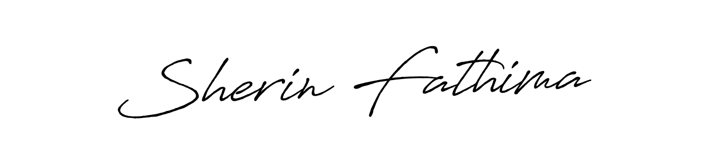 How to make Sherin Fathima signature? Antro_Vectra_Bolder is a professional autograph style. Create handwritten signature for Sherin Fathima name. Sherin Fathima signature style 7 images and pictures png