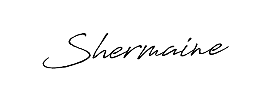 Also we have Shermaine name is the best signature style. Create professional handwritten signature collection using Antro_Vectra_Bolder autograph style. Shermaine signature style 7 images and pictures png