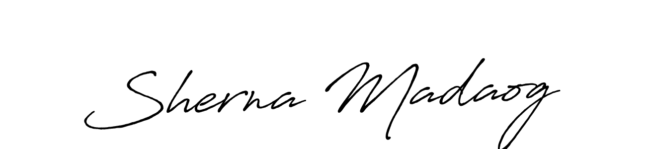 You can use this online signature creator to create a handwritten signature for the name Sherna Madaog. This is the best online autograph maker. Sherna Madaog signature style 7 images and pictures png