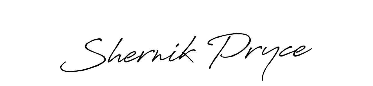 if you are searching for the best signature style for your name Shernik Pryce. so please give up your signature search. here we have designed multiple signature styles  using Antro_Vectra_Bolder. Shernik Pryce signature style 7 images and pictures png