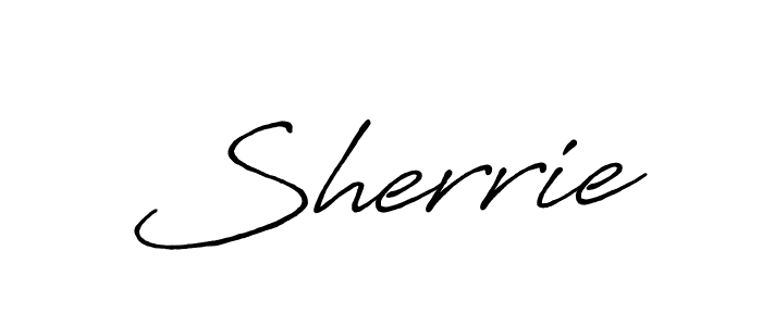 Best and Professional Signature Style for Sherrie. Antro_Vectra_Bolder Best Signature Style Collection. Sherrie signature style 7 images and pictures png