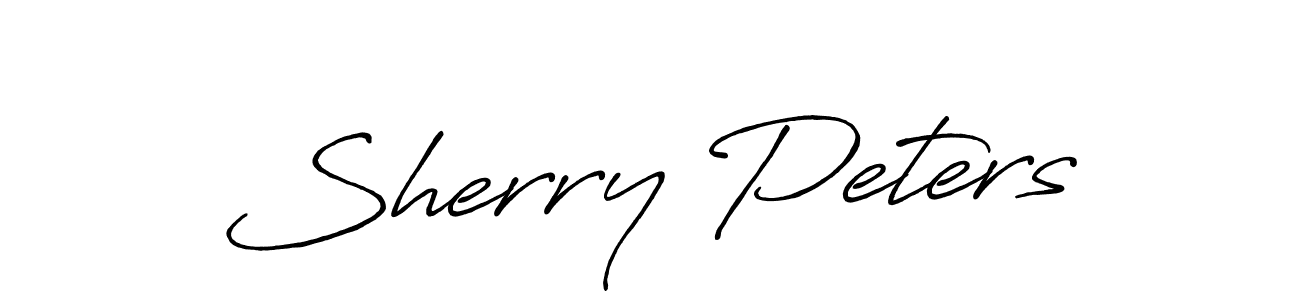Also You can easily find your signature by using the search form. We will create Sherry Peters name handwritten signature images for you free of cost using Antro_Vectra_Bolder sign style. Sherry Peters signature style 7 images and pictures png