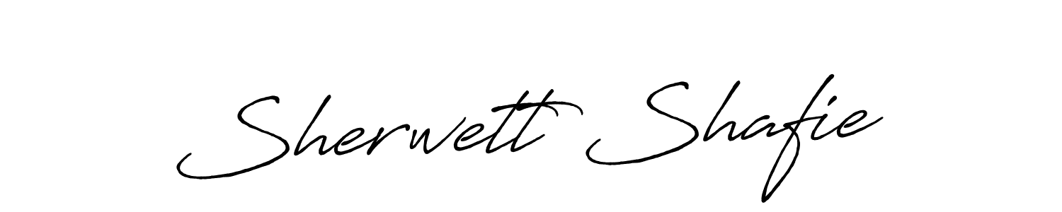 Make a beautiful signature design for name Sherwett Shafie. Use this online signature maker to create a handwritten signature for free. Sherwett Shafie signature style 7 images and pictures png