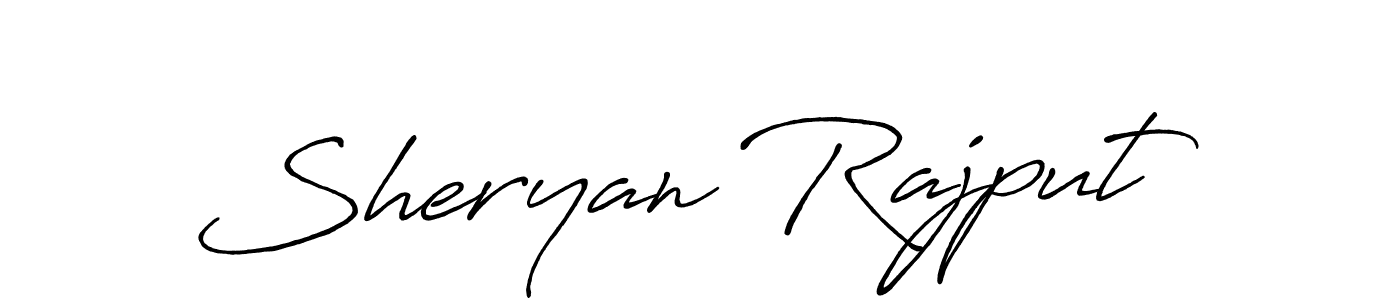 It looks lik you need a new signature style for name Sheryan Rajput. Design unique handwritten (Antro_Vectra_Bolder) signature with our free signature maker in just a few clicks. Sheryan Rajput signature style 7 images and pictures png