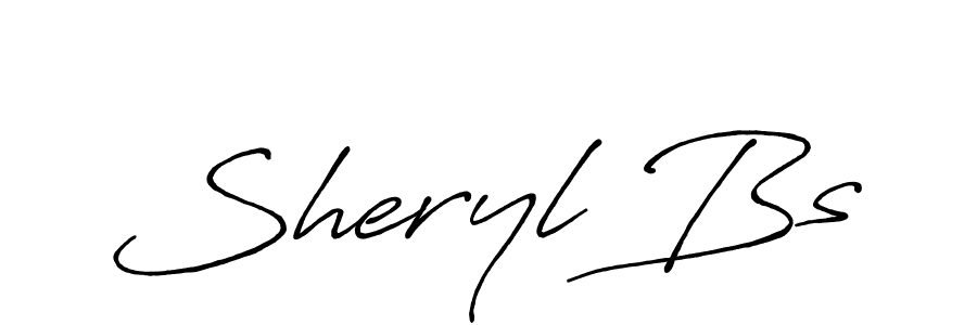 How to make Sheryl Bs signature? Antro_Vectra_Bolder is a professional autograph style. Create handwritten signature for Sheryl Bs name. Sheryl Bs signature style 7 images and pictures png