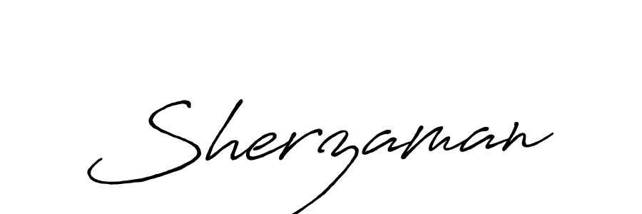 You should practise on your own different ways (Antro_Vectra_Bolder) to write your name (Sherzaman) in signature. don't let someone else do it for you. Sherzaman signature style 7 images and pictures png