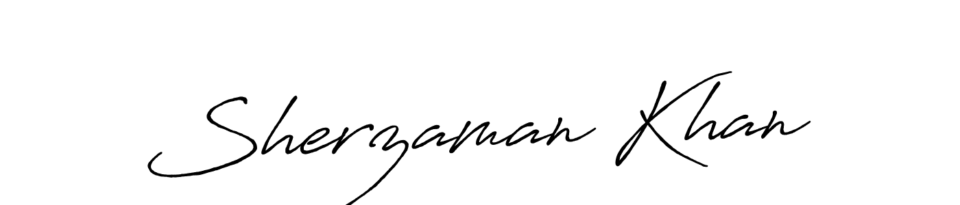 It looks lik you need a new signature style for name Sherzaman Khan. Design unique handwritten (Antro_Vectra_Bolder) signature with our free signature maker in just a few clicks. Sherzaman Khan signature style 7 images and pictures png