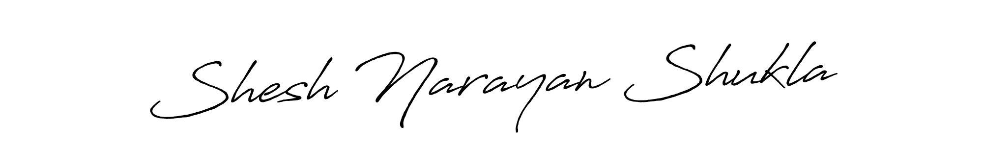 Make a short Shesh Narayan Shukla signature style. Manage your documents anywhere anytime using Antro_Vectra_Bolder. Create and add eSignatures, submit forms, share and send files easily. Shesh Narayan Shukla signature style 7 images and pictures png