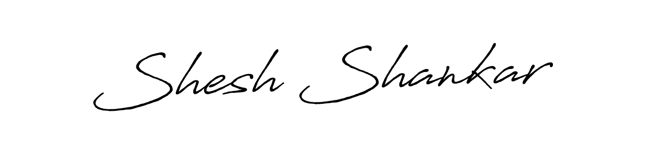 Design your own signature with our free online signature maker. With this signature software, you can create a handwritten (Antro_Vectra_Bolder) signature for name Shesh Shankar. Shesh Shankar signature style 7 images and pictures png