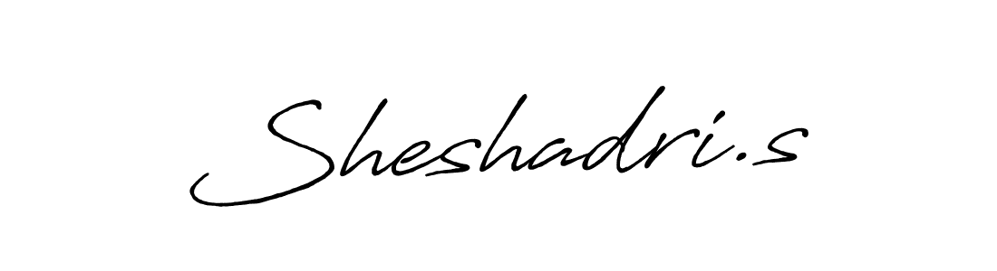 You should practise on your own different ways (Antro_Vectra_Bolder) to write your name (Sheshadri.s) in signature. don't let someone else do it for you. Sheshadri.s signature style 7 images and pictures png