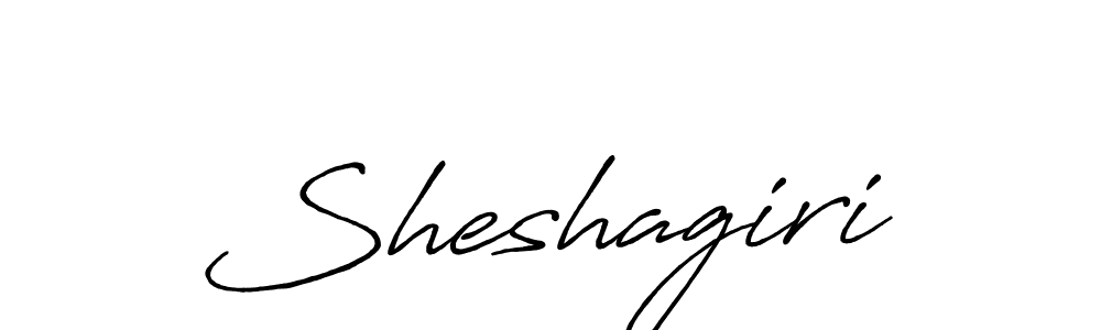 How to make Sheshagiri signature? Antro_Vectra_Bolder is a professional autograph style. Create handwritten signature for Sheshagiri name. Sheshagiri signature style 7 images and pictures png