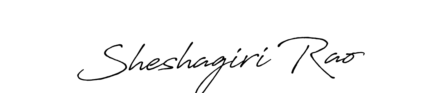 Design your own signature with our free online signature maker. With this signature software, you can create a handwritten (Antro_Vectra_Bolder) signature for name Sheshagiri Rao. Sheshagiri Rao signature style 7 images and pictures png