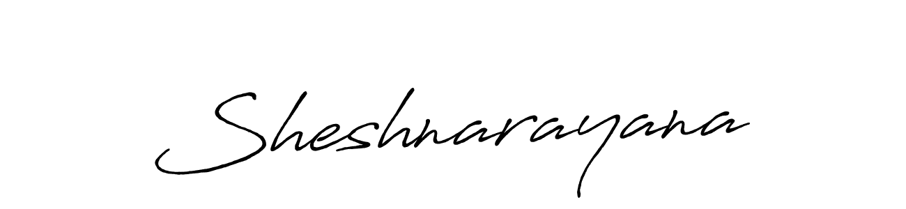 Make a beautiful signature design for name Sheshnarayana. With this signature (Antro_Vectra_Bolder) style, you can create a handwritten signature for free. Sheshnarayana signature style 7 images and pictures png