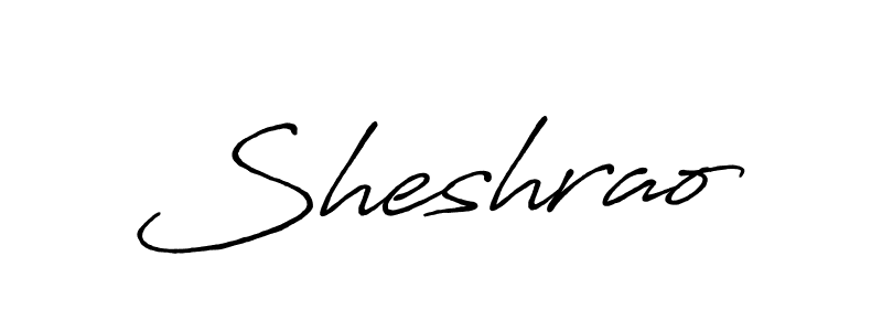 Sheshrao stylish signature style. Best Handwritten Sign (Antro_Vectra_Bolder) for my name. Handwritten Signature Collection Ideas for my name Sheshrao. Sheshrao signature style 7 images and pictures png