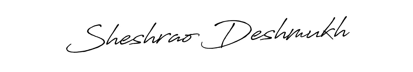 Sheshrao Deshmukh stylish signature style. Best Handwritten Sign (Antro_Vectra_Bolder) for my name. Handwritten Signature Collection Ideas for my name Sheshrao Deshmukh. Sheshrao Deshmukh signature style 7 images and pictures png