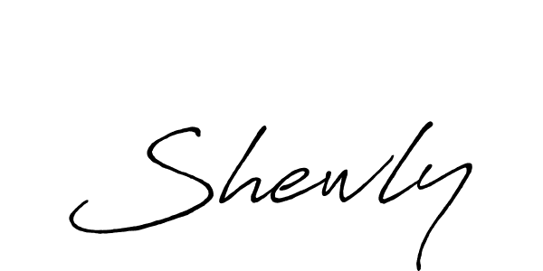 Once you've used our free online signature maker to create your best signature Antro_Vectra_Bolder style, it's time to enjoy all of the benefits that Shewly name signing documents. Shewly signature style 7 images and pictures png