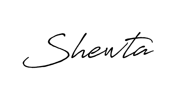 Make a beautiful signature design for name Shewta. With this signature (Antro_Vectra_Bolder) style, you can create a handwritten signature for free. Shewta signature style 7 images and pictures png