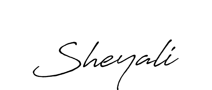 Create a beautiful signature design for name Sheyali. With this signature (Antro_Vectra_Bolder) fonts, you can make a handwritten signature for free. Sheyali signature style 7 images and pictures png