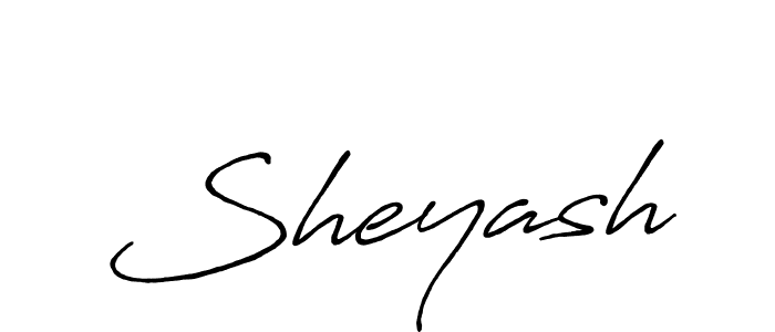 It looks lik you need a new signature style for name Sheyash. Design unique handwritten (Antro_Vectra_Bolder) signature with our free signature maker in just a few clicks. Sheyash signature style 7 images and pictures png