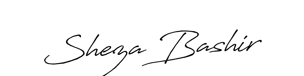 Make a beautiful signature design for name Sheza Bashir. Use this online signature maker to create a handwritten signature for free. Sheza Bashir signature style 7 images and pictures png