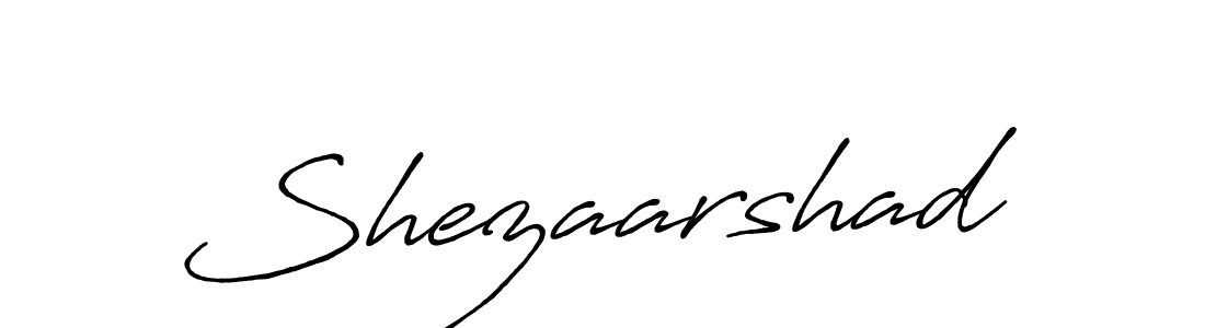 Use a signature maker to create a handwritten signature online. With this signature software, you can design (Antro_Vectra_Bolder) your own signature for name Shezaarshad. Shezaarshad signature style 7 images and pictures png