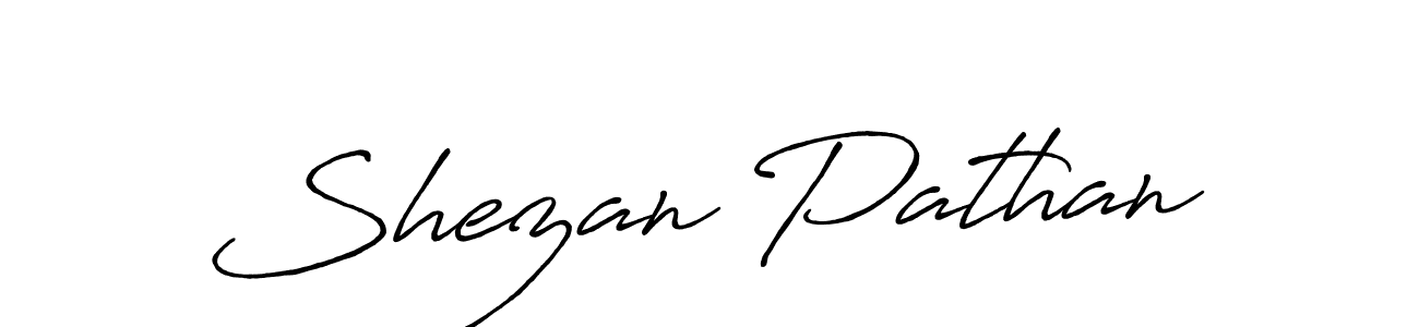 Use a signature maker to create a handwritten signature online. With this signature software, you can design (Antro_Vectra_Bolder) your own signature for name Shezan Pathan. Shezan Pathan signature style 7 images and pictures png