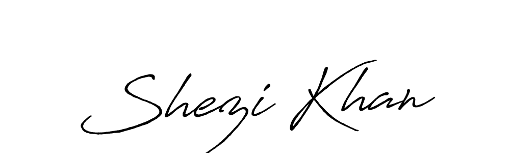 It looks lik you need a new signature style for name Shezi Khan. Design unique handwritten (Antro_Vectra_Bolder) signature with our free signature maker in just a few clicks. Shezi Khan signature style 7 images and pictures png