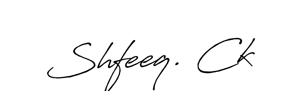 Antro_Vectra_Bolder is a professional signature style that is perfect for those who want to add a touch of class to their signature. It is also a great choice for those who want to make their signature more unique. Get Shfeeq. Ck name to fancy signature for free. Shfeeq. Ck signature style 7 images and pictures png