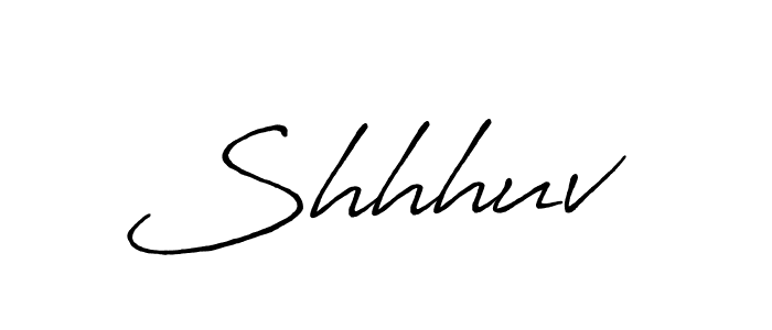 Shhhuv  stylish signature style. Best Handwritten Sign (Antro_Vectra_Bolder) for my name. Handwritten Signature Collection Ideas for my name Shhhuv . Shhhuv  signature style 7 images and pictures png