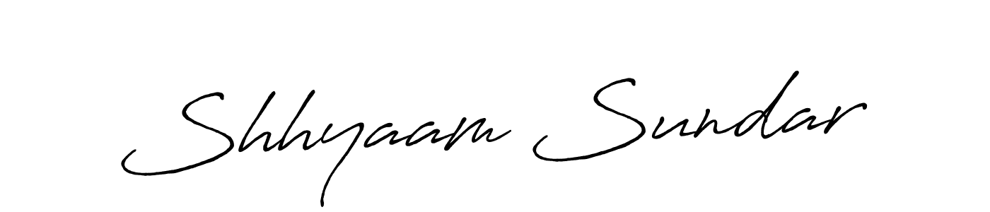 Once you've used our free online signature maker to create your best signature Antro_Vectra_Bolder style, it's time to enjoy all of the benefits that Shhyaam Sundar name signing documents. Shhyaam Sundar signature style 7 images and pictures png