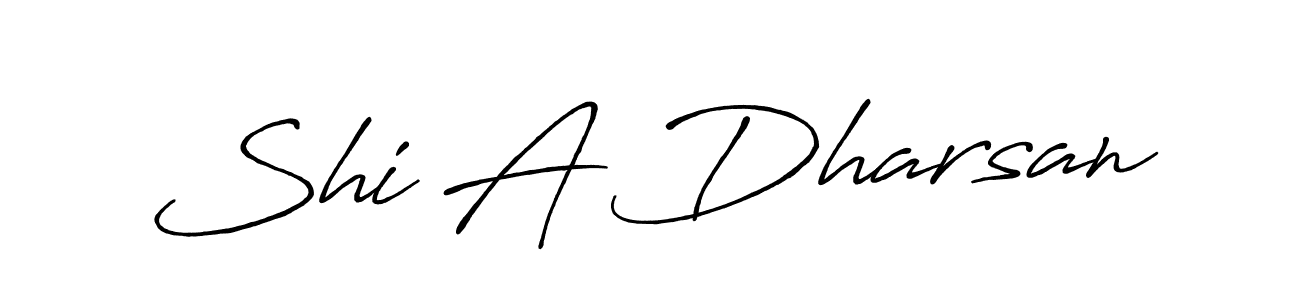 Design your own signature with our free online signature maker. With this signature software, you can create a handwritten (Antro_Vectra_Bolder) signature for name Shi A Dharsan. Shi A Dharsan signature style 7 images and pictures png