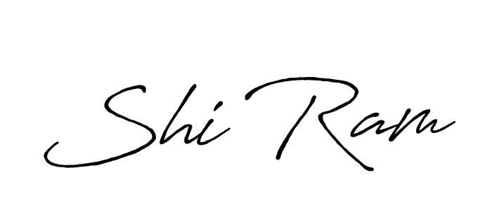 How to make Shi Ram name signature. Use Antro_Vectra_Bolder style for creating short signs online. This is the latest handwritten sign. Shi Ram signature style 7 images and pictures png