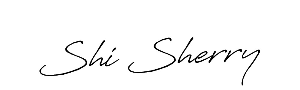 This is the best signature style for the Shi Sherry name. Also you like these signature font (Antro_Vectra_Bolder). Mix name signature. Shi Sherry signature style 7 images and pictures png