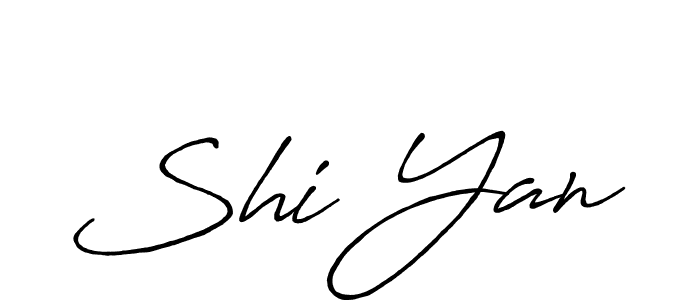 if you are searching for the best signature style for your name Shi Yan. so please give up your signature search. here we have designed multiple signature styles  using Antro_Vectra_Bolder. Shi Yan signature style 7 images and pictures png