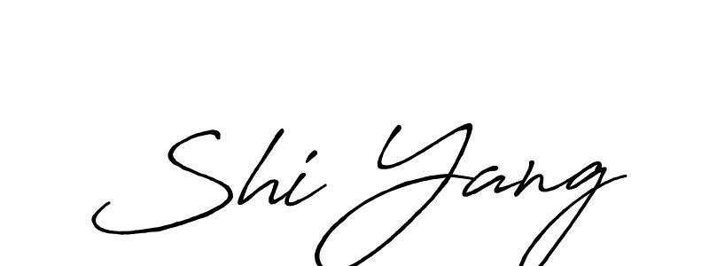 Similarly Antro_Vectra_Bolder is the best handwritten signature design. Signature creator online .You can use it as an online autograph creator for name Shi Yang. Shi Yang signature style 7 images and pictures png