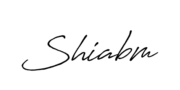 Make a beautiful signature design for name Shiabm. Use this online signature maker to create a handwritten signature for free. Shiabm signature style 7 images and pictures png