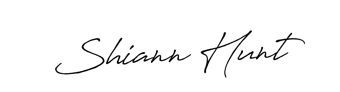 How to make Shiann Hunt signature? Antro_Vectra_Bolder is a professional autograph style. Create handwritten signature for Shiann Hunt name. Shiann Hunt signature style 7 images and pictures png