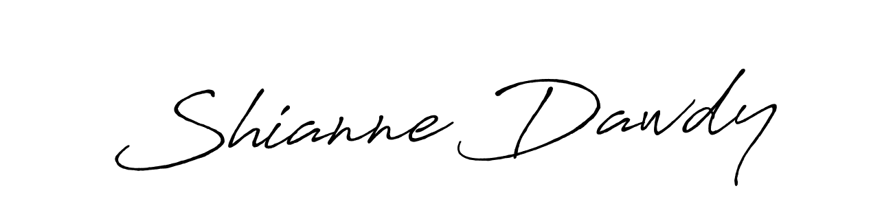 The best way (Antro_Vectra_Bolder) to make a short signature is to pick only two or three words in your name. The name Shianne Dawdy include a total of six letters. For converting this name. Shianne Dawdy signature style 7 images and pictures png