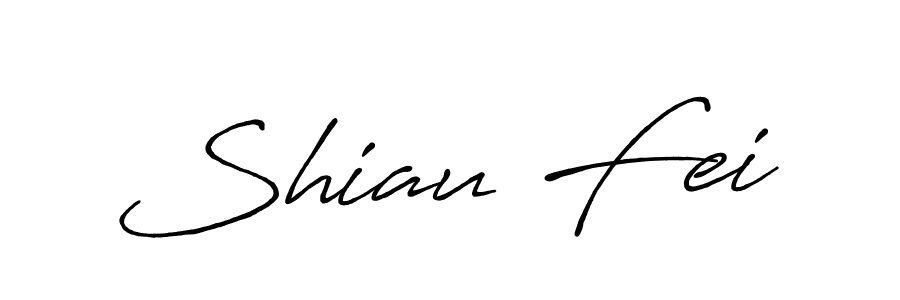 Once you've used our free online signature maker to create your best signature Antro_Vectra_Bolder style, it's time to enjoy all of the benefits that Shiau Fei name signing documents. Shiau Fei signature style 7 images and pictures png